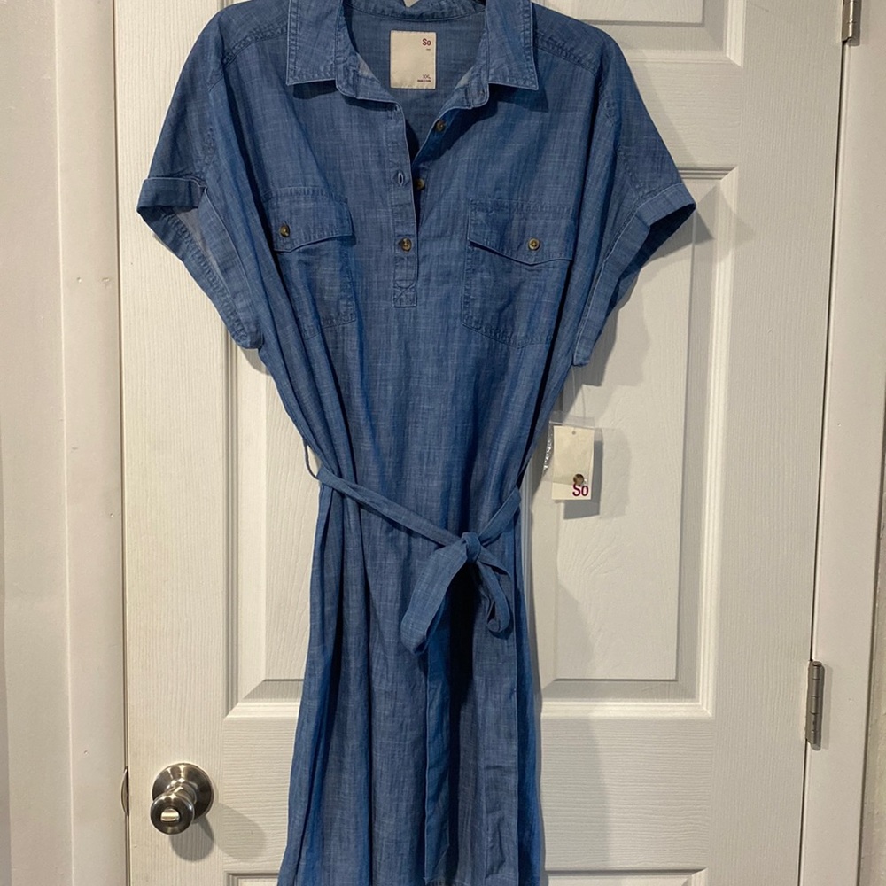 SO Belted Utility Dress - Juniors (NWT)